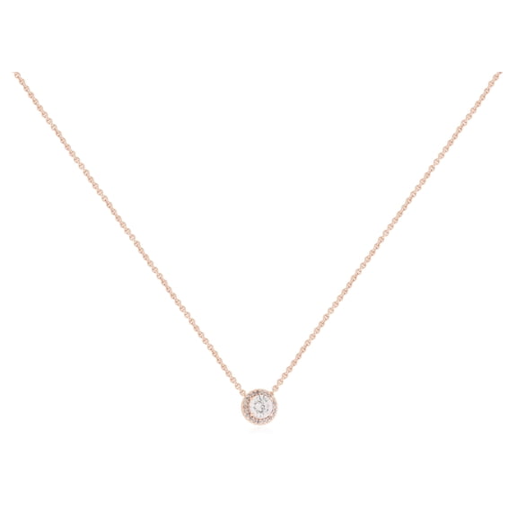 Classic Elegance Necklace, PANDORA Rose & Clear CZ 386240CZ-45 cm 17.7