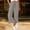 Gray, variant on Womens Elastic-Waist Wide-Leg Capri Pants with Ruffled Hem and Drawstring, Soft Comfy Fabric for summer casual daily outfits Black XXL