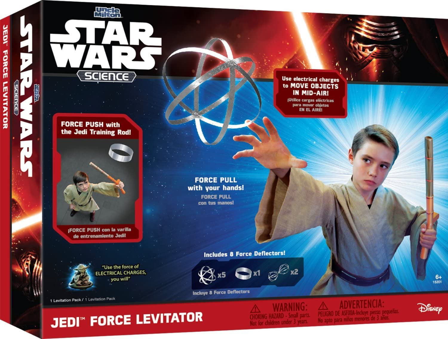 Oblea agudo gemelo Star Wars Science Jedi Force Levitator - BcTlyInc - Walmart.com