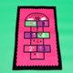 thumbnail image 4 of 1 alfombrilla para el suelo, diseño de rayuela, para dormitorio, con estampado de dibujos animados, para sala de estar y dormitorio (rosa), 4 of 5