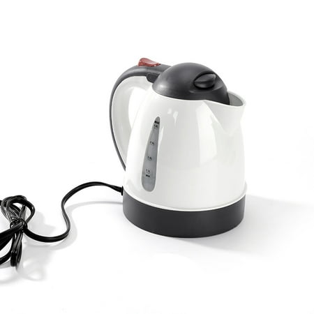 

Gecheer 1000mL Car Electric Kettle 24V 250W Portable Lighter Kettle for Trip Travel White