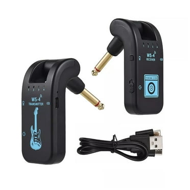 Versatile 2.4G Wireless Transmitter Receiver for Guitars 8 Channels for Multiple Instruments Receiver