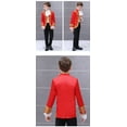 thumbnail image 4 of Boy Knight Prince Palace Dress Chorus Costume Children Stage Charming Performance Clothing Set Kids Blazer Pants, 4 of 4