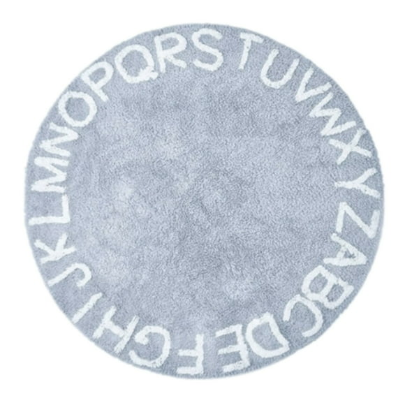 Clearance Deals Kids Room Rug Baby Play Area Playroom Rug 26 Alphabet Classroom Learning Mat Soft Non Slip Bedroom Decor Rug For Baby Boys And Girls Cotton Round