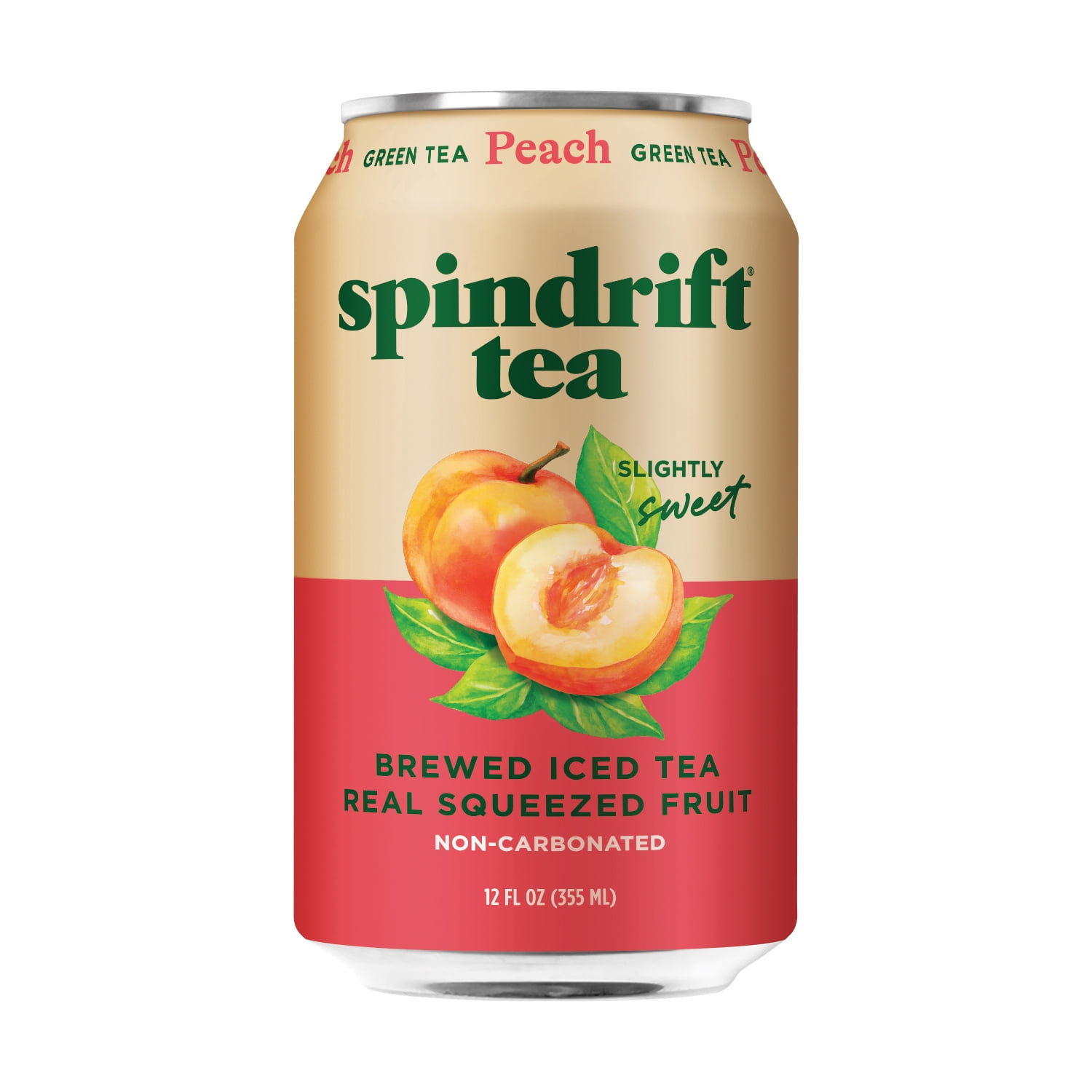 (12 pack) 12 oz. Peach Green Tea Singles