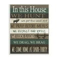 thumbnail image 2 of Stupell Industries Rustic Family House Rules Green Brown Tan Wall Plaque by Kim Allen, 2 of 5