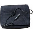 thumbnail image 1 of Manta eléctrica para coche, manta térmica de 12 voltios con forro polar para viajes en autocaravana, para kits para clima frío, calentador de cama acogedor (negro), 1 of 5