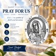 thumbnail image 5 of TANGPOET St Bridget Medal Pendant Necklace Protection Necklace, 5 of 5