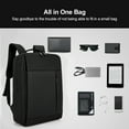 thumbnail image 2 of Graflsoa Stylish 15.6-Inch Waterproof Laptop Backpack with USB Charging Port, Multi-Pocket Design, and Ergonomic Shoulder Straps - Red, 2 of 6