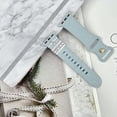 thumbnail image 3 of Decoration Trinkets Compatible with Apple Watch Bands 9 8 7 6 5 4 3 2 1 SE Ultra Charms Bands Loops Decorations Diamond Metal Decorative for 20mm 22mm for Samsung Galaxy 6 5 4, 3 of 8