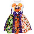 thumbnail image 1 of Vestido de princesa de las niñas de Disney Mickey Halloween calabaza sin mangas sirena Ariel disfraz Vestido para niños fiesta de cumpleaños vestido de graduación 2T (Tag100) Gao Jinjia LED, 1 of 2