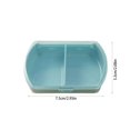 thumbnail image 2 of KMMYS Portable Sealed Dispenser Organizer with 6 Compartments, Damp Proof Plastic Box for Vitamins and Pills, Compact and Travel-Friendly, 2 of 6