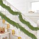 thumbnail image 4 of 3.28 FT Realistic Handmade Christmas Cedar Garland, Artificial Cypress Pine Needles Greenery Garland Ornaments for Mantel Table Stairs Fireplace Winter Holiday Christmas Decor Indoor Outdoor, 4 of 6