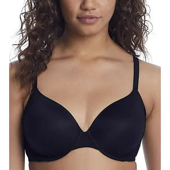 Reveal MIDNIGHT BLACK Perfect Support Underwire Bra, US 32D, UK 32D NWOT