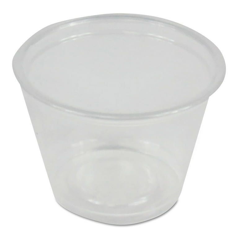Choice 20 oz. Clear PET Plastic Cold Cup With Dome Lid With 2