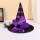 thumbnail image 4 of Sombrero De Bruja De Halloween Con Flores Y Plumas Diadema De Bruja Para Niñas Para Fiestas Infantiles Accesorios Para Disfraces, 4 of 6