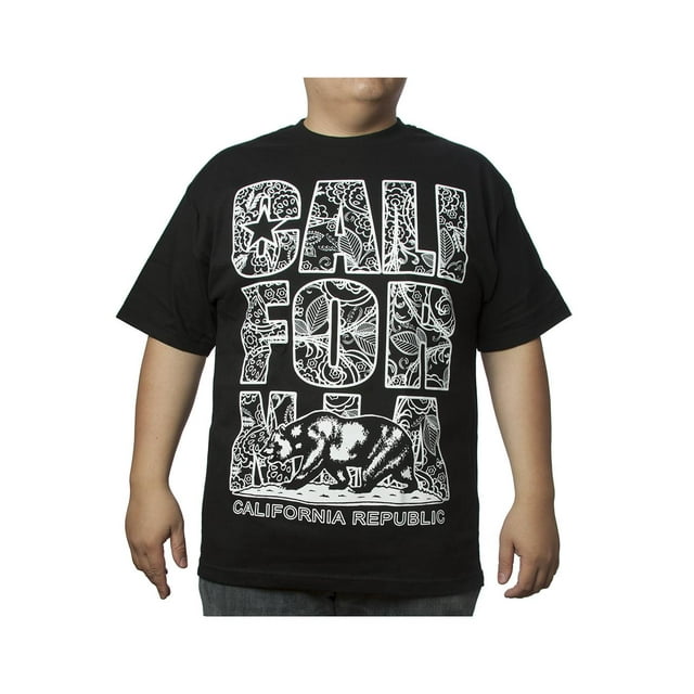 T-Shirt à Manches Courtes pour Hommes - California Republic - Large