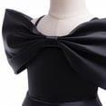 thumbnail image 4 of Flower Girl Bowknot Dress Off Shoulder Wedding Birthday Ball Gown 3-9Y, 4 of 6