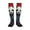 2 Black-2, variant on Red Black Eastern Panda Warrior Compression Socks for Women and Men 20-30mmHg-Circulation Support Socks Knee High Nurse Pregnant Running Medical and Travel Athletic