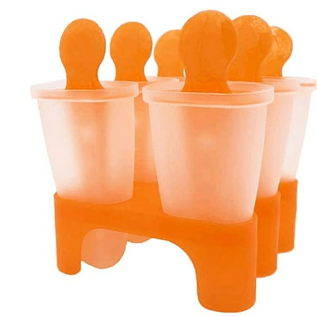 

Fsqjgq Dual Melting Chocolate Pot Ice Be Diy Toy Can De Reusable Silicone To Reused Tray 6 Grids Easy Kitchen，Dining Bar Chocolate Breakable Heart Boxes Silica Gel Orange