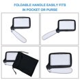 thumbnail image 3 of Magnifying Glass With Light. Magnifier For Reading With Bright Led Lights, Folding Handle, Easy To Store & Carry. Rectangular Lens Is Best Shape, 3 of 5