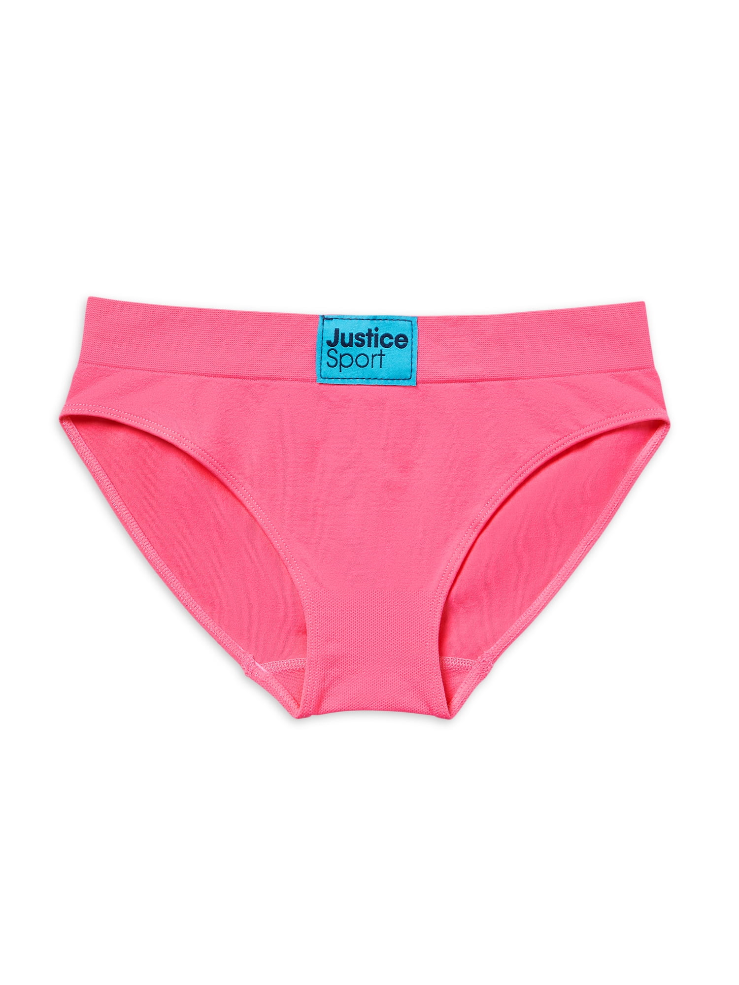 Justice Girls Nylon Spandex Bikini Underwear, 5-Pack Sizes 6-16 