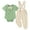Light Green, variant on SANMIO Newborn Infant Baby Boy Clothes Summer Short Sleeve Romper and Pants Outfits Set 0 3 6 12 18 Months