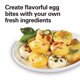 thumbnail image 3 of Hamilton Beach Sous Vide Style - Máquina eléctrica para picar huevos, cocina y cazador furtivo de huevos duros con bandeja antiadherente extraíble, hace 2 en menos de 10 minutos, color verde azulado (, 3 of 5