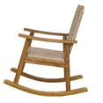 thumbnail image 2 of F. Corriveau International - Lara Rocking Chair with Backrest and Seat in Interwoven Wicker, 2 of 9