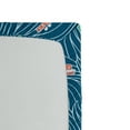thumbnail image 2 of Ambesonne Nature Fitted Sheet, Waves and Ships Cartoon, Full Size, Petrol Blue Jade Green, 2 of 2