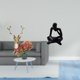 thumbnail image 2 of Escultura de alce reno, adorno de mesa, figura de ciervo, estatua para sala de estar, oficina, dormitorio, granja, pensador abstracto, decoración para, 2 of 8