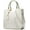 White, variant on Glossy Patent Leather Women Handbag Shiny Shoulder Bag Evening Purse Style Top-Handle Bag Crossbody Satchel Party