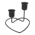 thumbnail image 2 of Candelabro cónico Perfecl para decoración del hogar candelabro decorativo romántico para boda hierro negro, 2 of 8