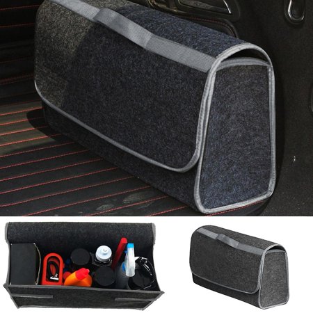 Folding Trunk Cargo Organizer For SUV Truck Car | Collapsible Storage Box With Handles