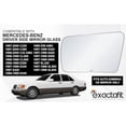 thumbnail image 3 of exactafit 8130L Driver Side Mirror Glass Replacement Fits Mercedes Benz C E S CL SL Class Left Hand 3m Adhesives, 3 of 4