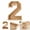 2, variant on Bamboo Number Serving Tray, 0-9 Wooden Number Snack Platter for Birthday Parties, Anniversaries & Events