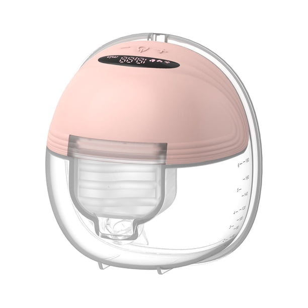 1 extractor de leche eléctrico, extractor de leche portátil manos libres, extractor de leche silencioso e indoloro con 3 modos y 12 niveles, extractor de leche con pantalla táctil LCD rosa oso de fresa Electrónica
