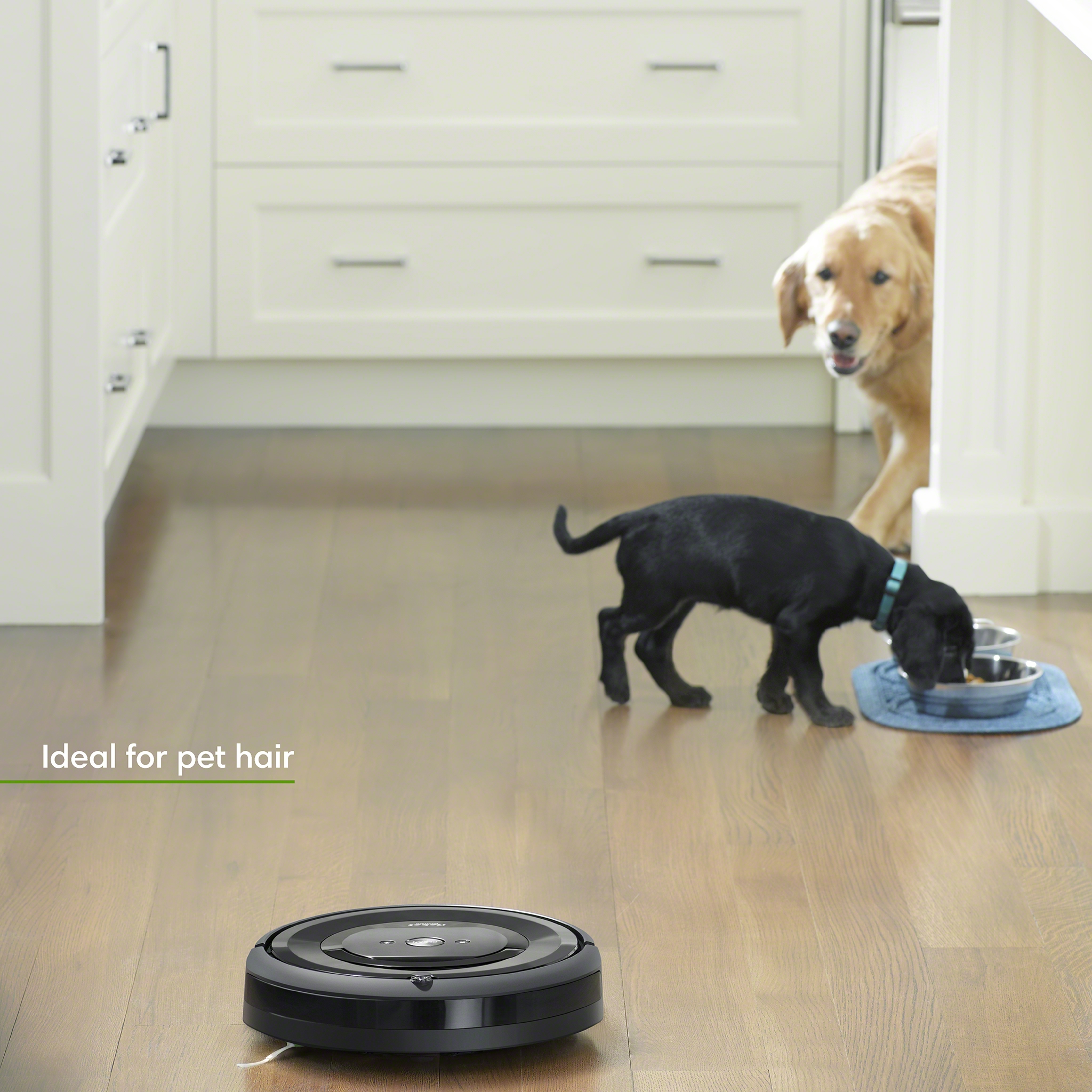 iRobot Roomba e6 (6134) Wi-Fi Connected Robot Vacuum - Wi-Fi Connected, Works with Google, Ideal for Pet Hair, Carpets, Hard, Self-Charging Robotic Vacuum - image 6 of 15