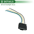 thumbnail image 4 of Unique Bargains Headlight Wiring Harness Assembly for Chevrolet Impala 2006-2013 Headlights Lamp Wire Harness 15cm 1 Pcs, 4 of 7