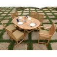 thumbnail image 4 of Teak Bahama Wilshire 7-Pieces Extension Dining Set, 4 of 5