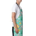 thumbnail image 3 of Vsdgher Happy Summer Waterproof Apron with 2 Pockets Kitchen Chef Aprons Bibs for Grooming Cooking Baking Painting Gardening, 3 of 8