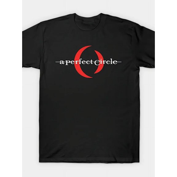 Men'S A Perfect Circle Graphic T-Shirt - Soft, Breathable, Lightweight, Round Neck, Machine Washable, Casual Style, Personalized DIY Gift