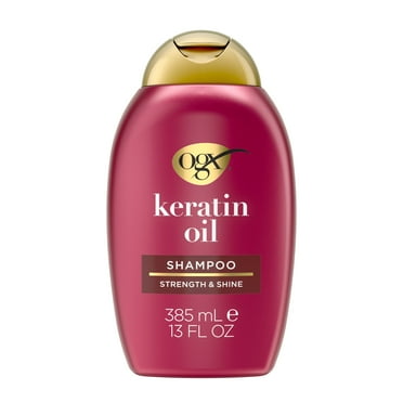 OGX Anti-Breakage   Keratin Oil Fortifying Anti-Frizz Shampoo for Damage & Split Ends, 13 fl oz
