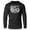 Silver On Black, variant on Get Big Lightweight Long Sleeve Hooded T-Shirt for Men – Motivational Gym Hoodie, Workout Shirt for Lifters & Bodybuilders