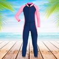 thumbnail image 2 of Keenso Kids Wetsuit, Manches Longues Full Body Maillot de Bain Protection UV Protection Solaire Sunsuit, 2 of 8