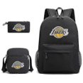 thumbnail image 2 of Three Piece Schoolbag Lakers Printed Pencil Bag Shoulder Bag-r, 2 of 3
