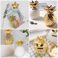 thumbnail image 4 of KAKOWELY Hucha de cerámica con forma de piña para fiestas, ideal como hucha decorativa con forma de fruta., 4 of 5