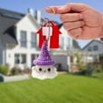 thumbnail image 4 of JOGZMZ Halloween Ghost Car Ornament - Handmade Crochet Keychain Bag Charm, Cute Wool Hanging Gift Decor for Auto Home, 4 of 5