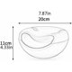 thumbnail image 2 of Soporte para teléfono Creative Portable Snack Bowl, separable Double Sunflower Seed Bowl Fruit Storage Box, para Snacks Nuts Pistacho Kernels, Black+White esquí esquí Gafas de esquí, 2 of 5