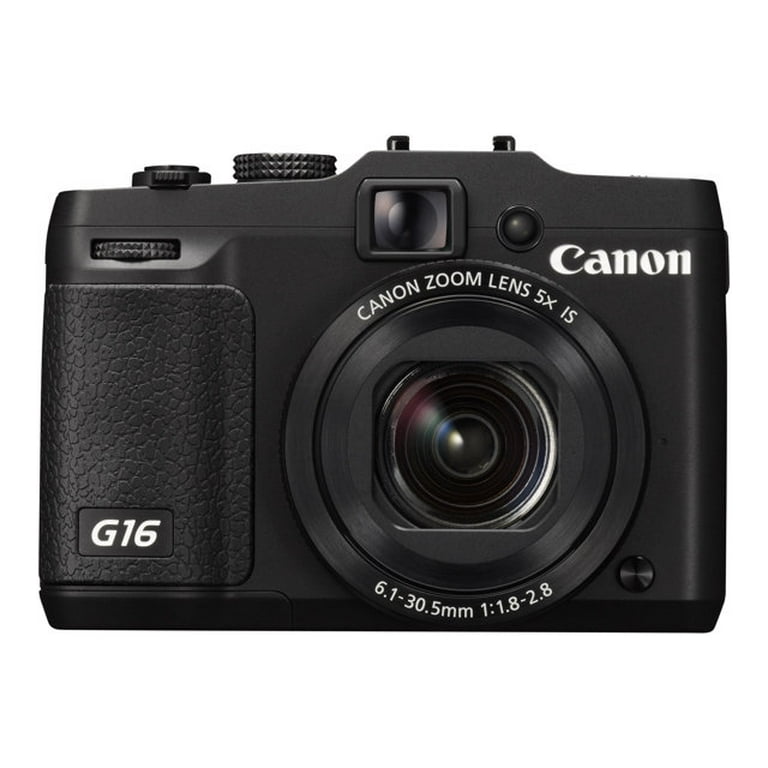 Canon PowerShot G16 - Digital camera - compact - 12.1 MP - 1080p